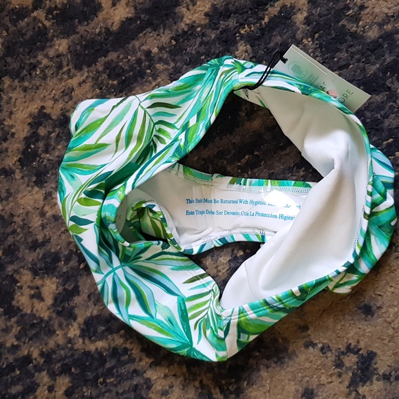 Shade & Shore Bikini Tropical Print 36B/Medium - Picture 5 of 5